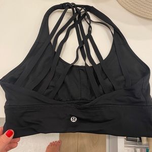 Lululemon black sports bra